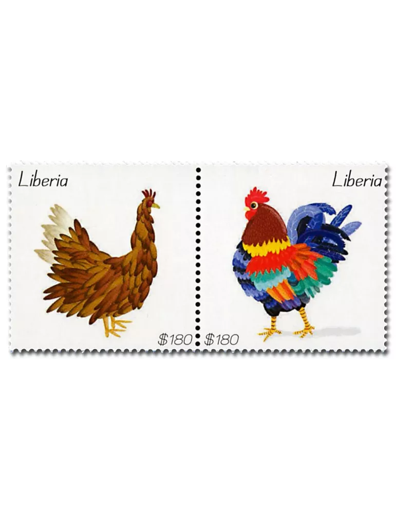 n° 5849/5850 - Timbre LIBERIA Poste