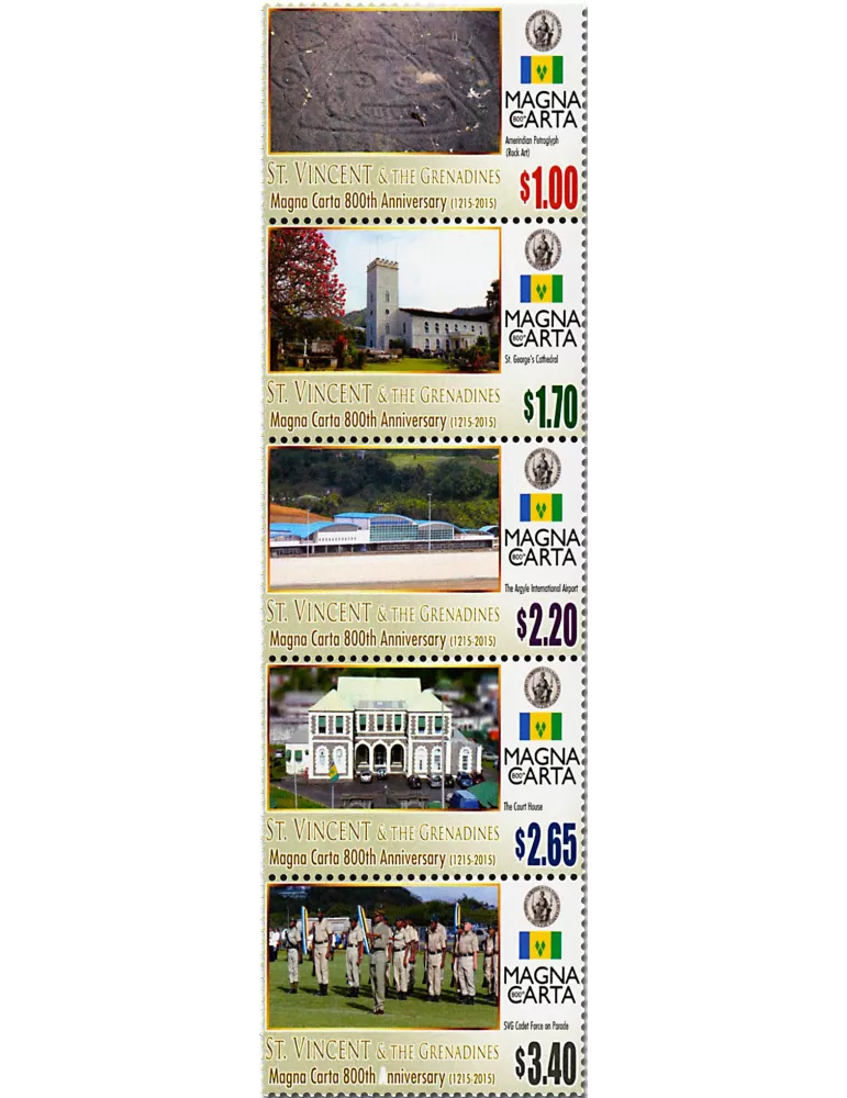 n° 6154/6158 - Timbre SAINT-VINCENT Poste