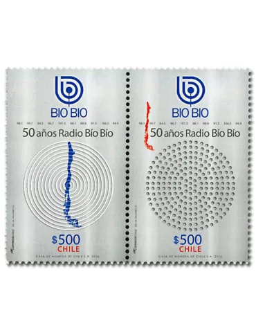 n° 2106/2107 - Timbre CHILI Poste