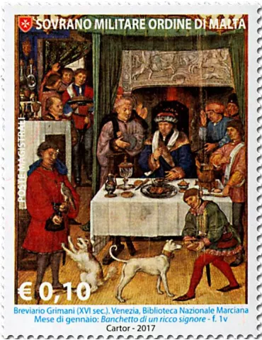 n° 1359/1365 - Timbre ORDRE de MALTE Poste