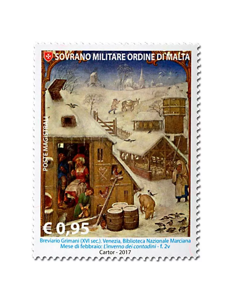 n° 1359/1365 - Timbre ORDRE de MALTE Poste