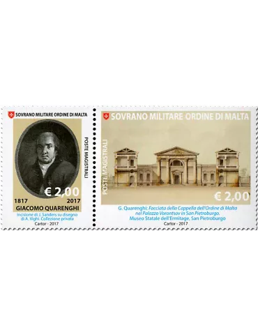 n° 1357/1358 - Timbre ORDRE de MALTE Poste