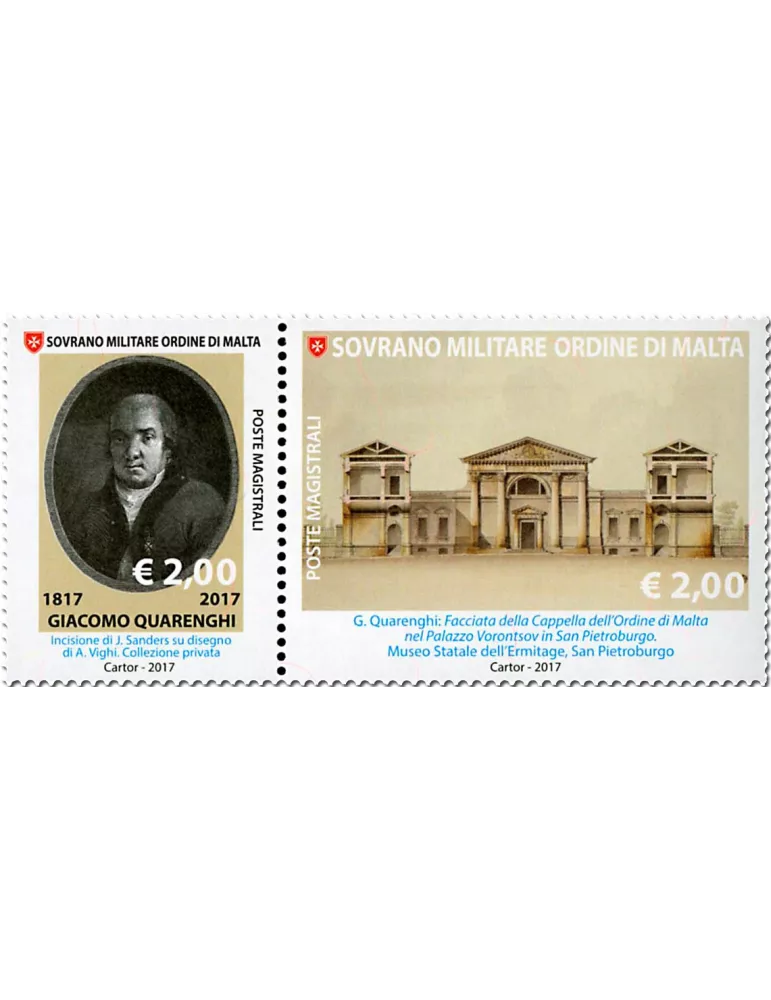 n° 1357/1358 - Timbre ORDRE de MALTE Poste