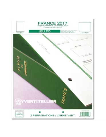FRANCE FO : 2017 - 1ER SEMESTRE (JEUX SANS POCHETTES)
