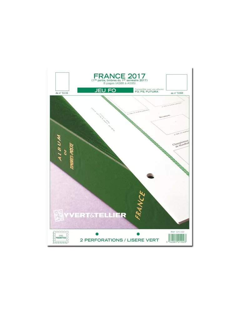 FRANCE FO : 2017 - 1ER SEMESTRE (JEUX SANS POCHETTES)