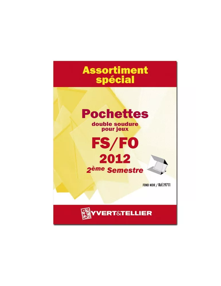Assortiment de pochettes (double soudure) : 2012-2ème semestre