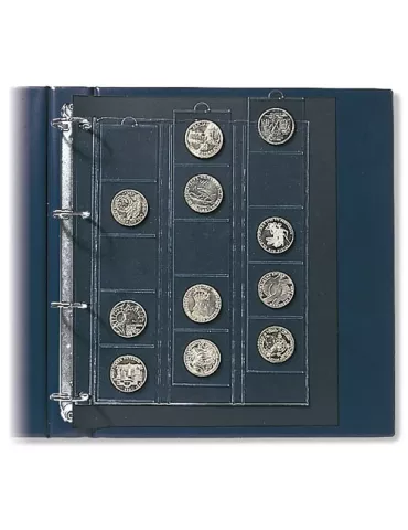 FEUILLES COMPACT A4 ( MONNAIES : Ø jusqu´à 44mm) - SAFE® (x2)