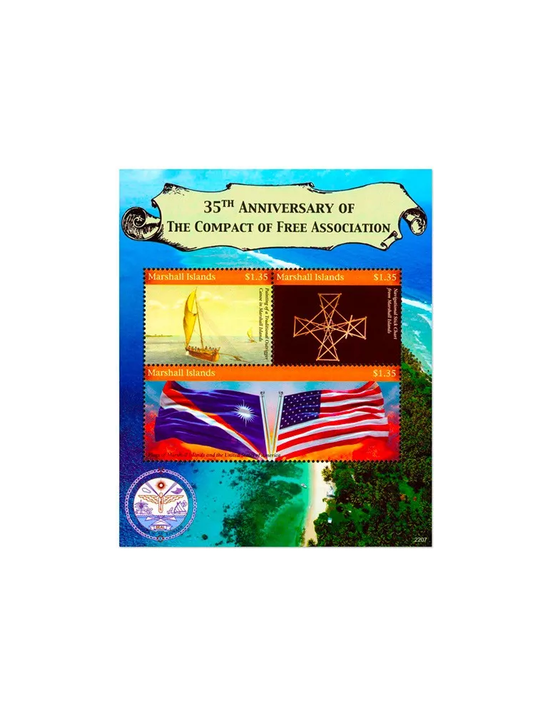 n° 4261/4263 - Timbre MARSHALL Poste