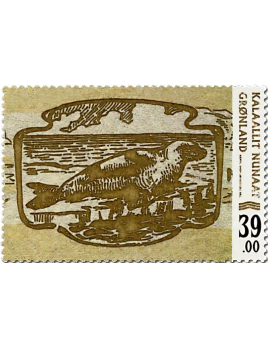 n° 735/736 - Timbre GROENLAND Poste