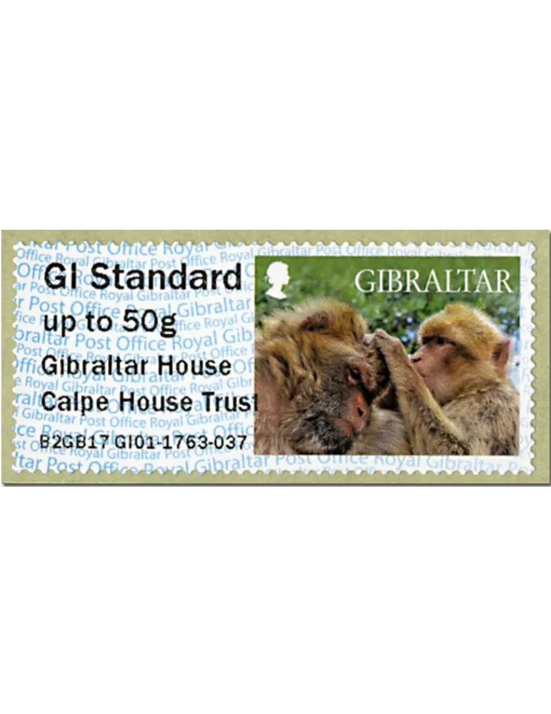 n° 41 - Timbre GIBRALTAR Timbres de distributeurs
