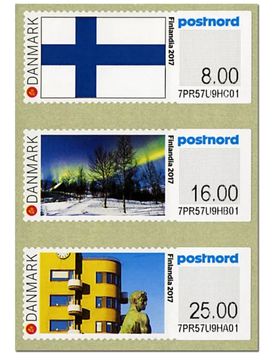 n° 127 - Timbre DANEMARK Timbres de distributeurs