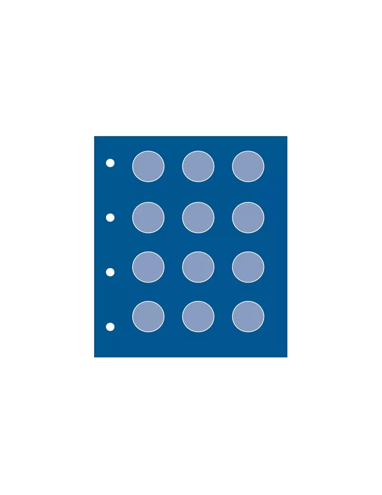 Feuilles pour 12 MEDAILLES TOURISTIQUE - SAFE® (x1)