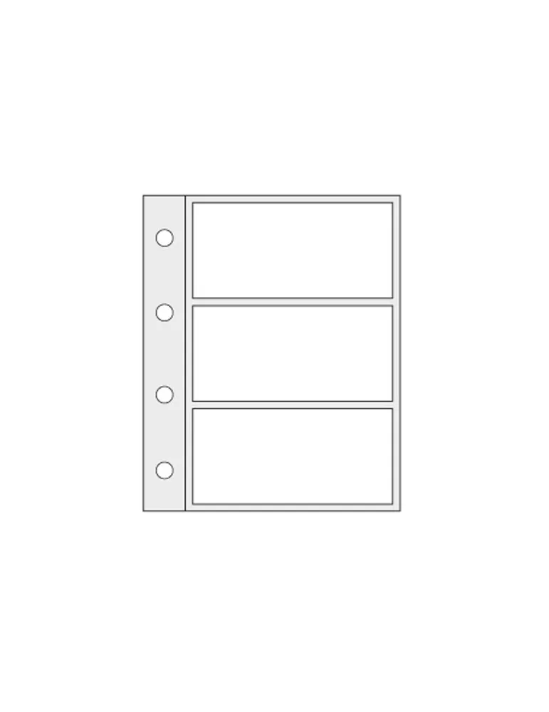 Feuilles pour album BILLETS SOUVENIR FRANCE - SAFE® (x5)