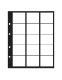 Feuilles avec intercalaires PREMIUM 15 CASES JUSQU´A 44 mm - SAFE® (x2)
