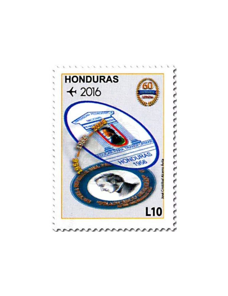 n° 1434/1439 - Timbre HONDURAS Poste aérienne