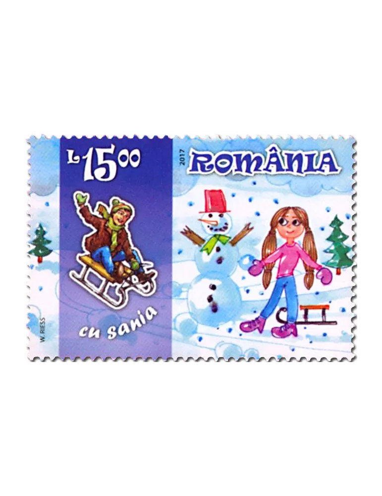 n° 6156/6159 - Timbre ROUMANIE Poste