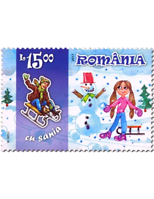 n° 6156/6159 - Timbre ROUMANIE Poste