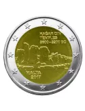 2 EURO COMMEMORATIVE 2017 : MALTE (Temples néolithiques)
