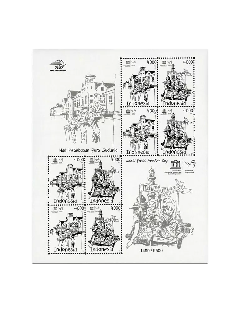 n° 324 - Timbre INDONESIE Blocs et feuillets
