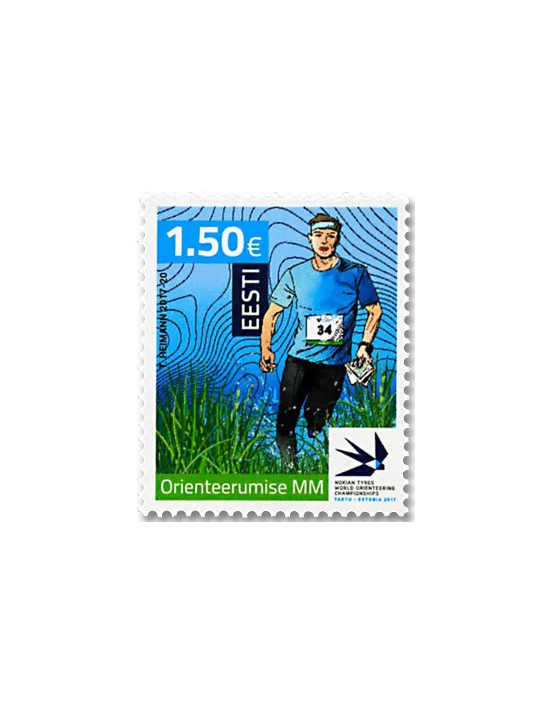 n° 830 - Timbre ESTONIE Poste