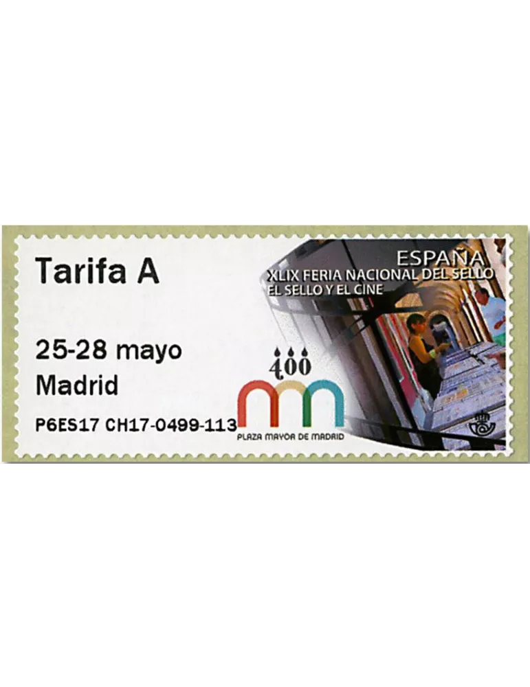 n° 140 - Timbre ESPAGNE Timbres de distributeurs