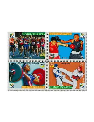 n° 1920/1923 - Timbre DOMINICAINE Poste