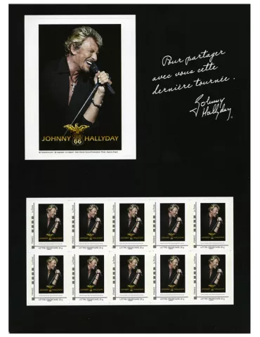 FRANCE : Collector Johnny Hallyday