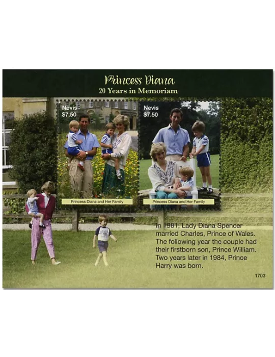 n° 378 - Timbre NEVIS Blocs et feuillets