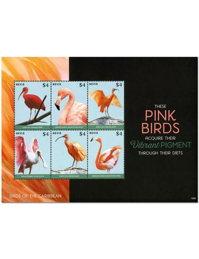n° 2518A/2518F - Timbre NEVIS Poste