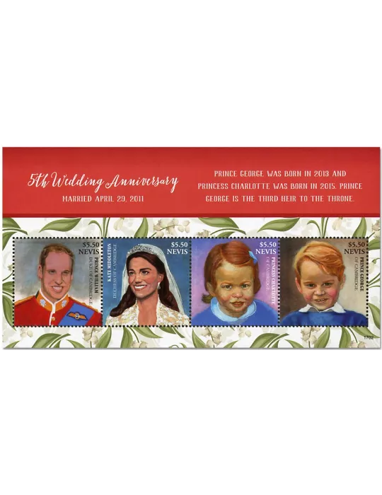 n° 2632/2635 - Timbre NEVIS Poste