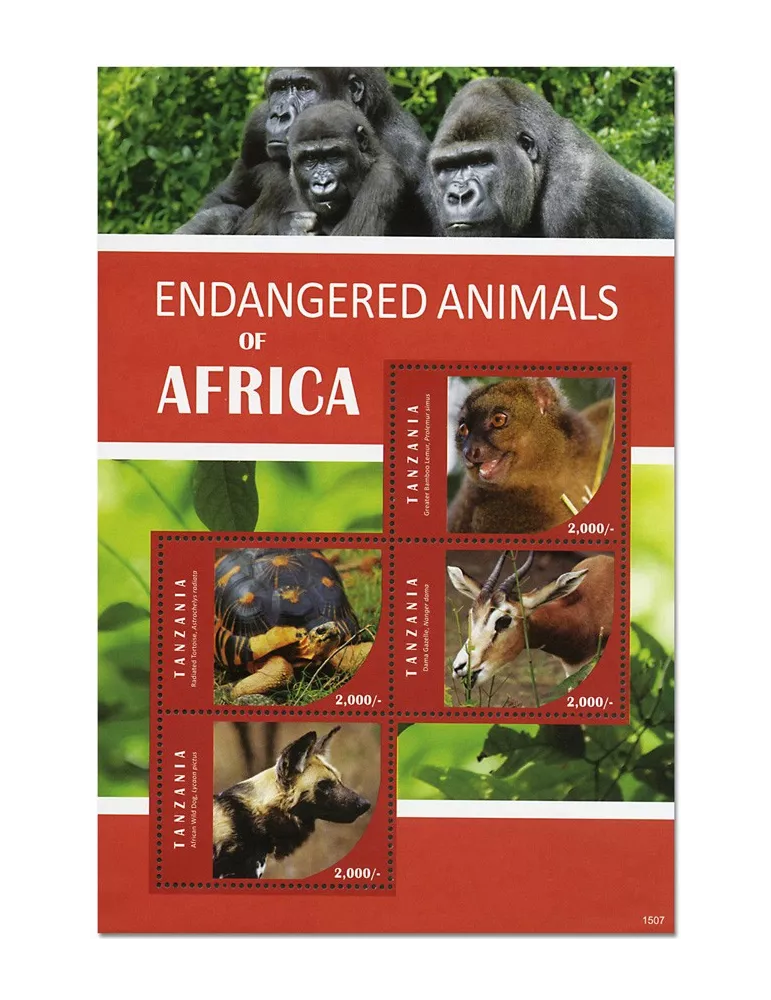 n° 3965/3968 - Timbre TANZANIE Poste