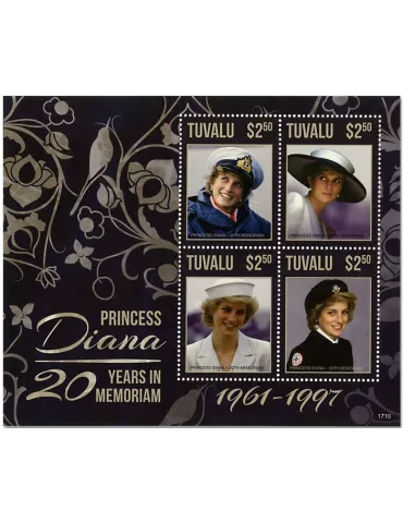 n° 1952/1955 - Timbre TUVALU Poste