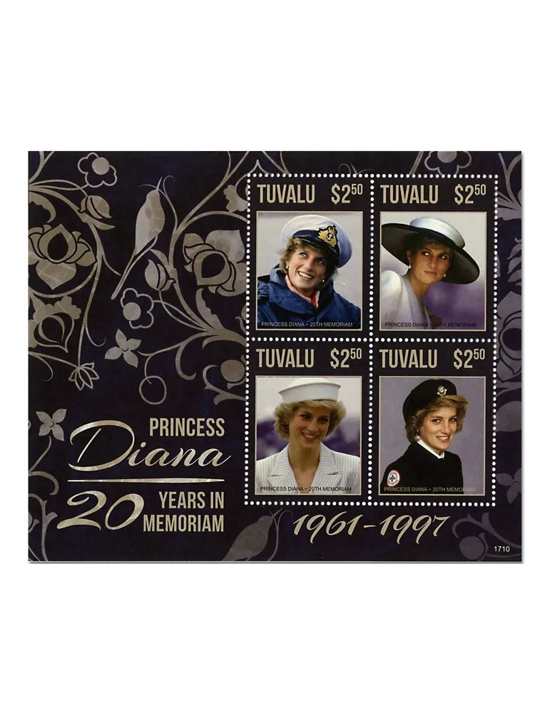 n° 1952/1955 - Timbre TUVALU Poste