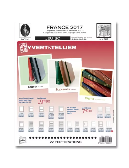 FRANCE SC : 2017 - 2E SEMESTRE (JEUX AVEC POCHETTES)