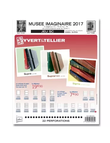 MUSEE IMAGINAIRE SC : 2017 (JEUX AVEC POCHETTES)