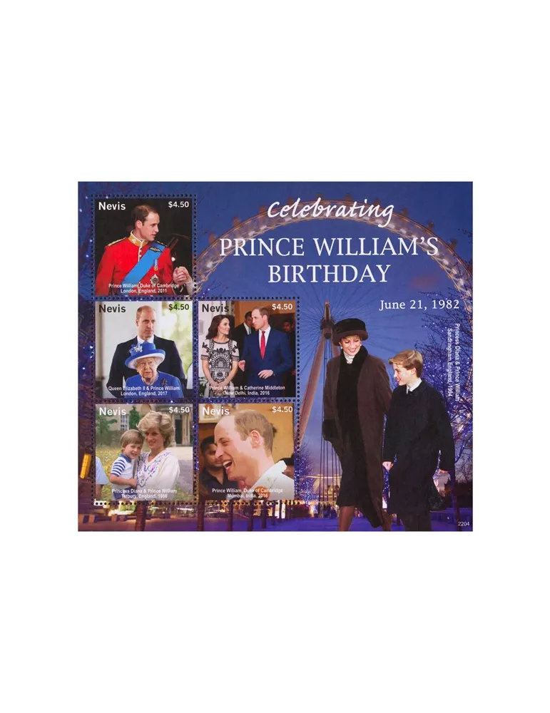 n° 2979/2983 - Timbre NEVIS Poste