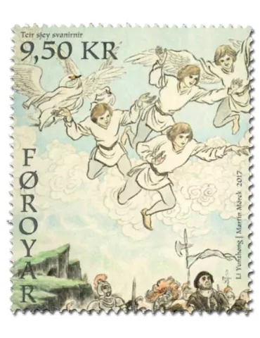 n° 896/897 - Timbre ILE FEROE Poste