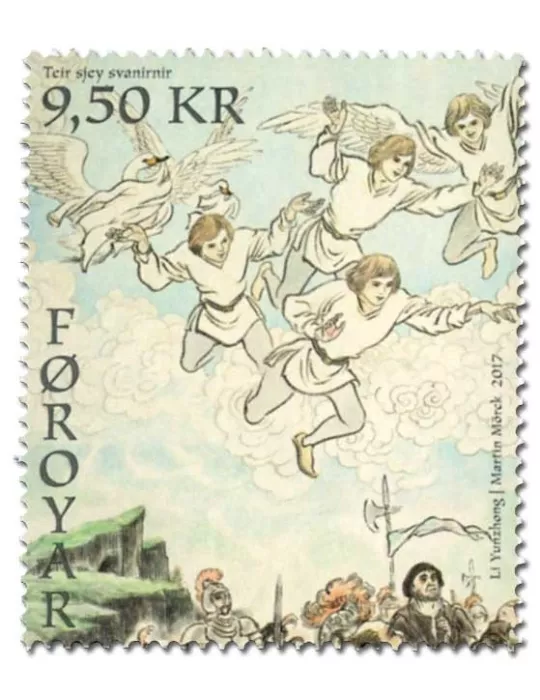 n° 896/897 - Timbre ILE FEROE Poste