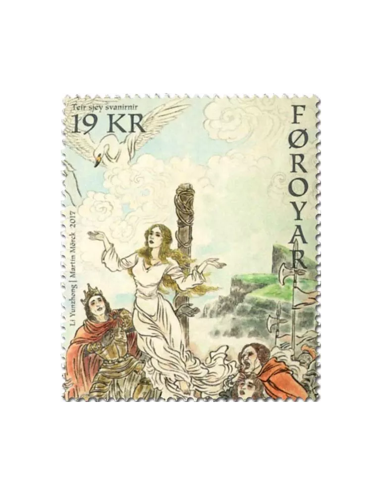 n° 896/897 - Timbre ILE FEROE Poste
