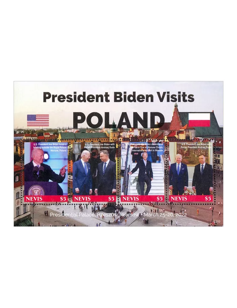 n° 3015/3018 - Timbre NEVIS Poste