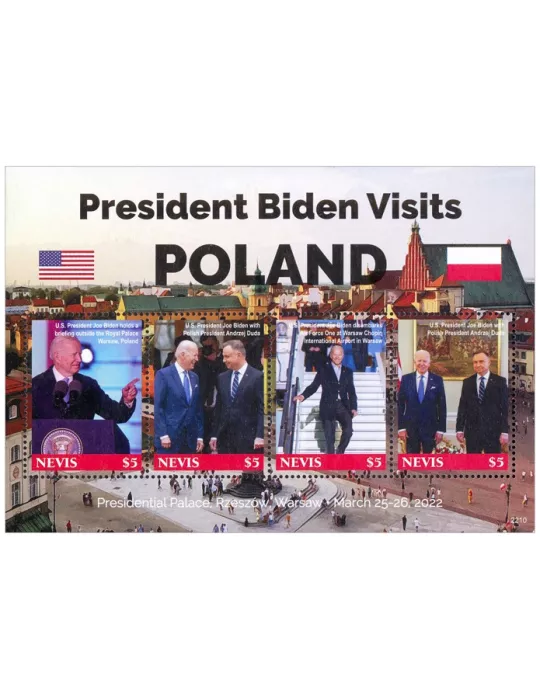 n° 3015/3018 - Timbre NEVIS Poste