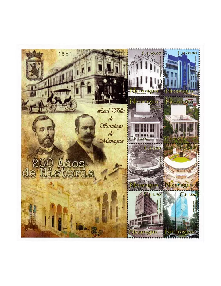 n° 2723/2730 - Timbre NICARAGUA Poste