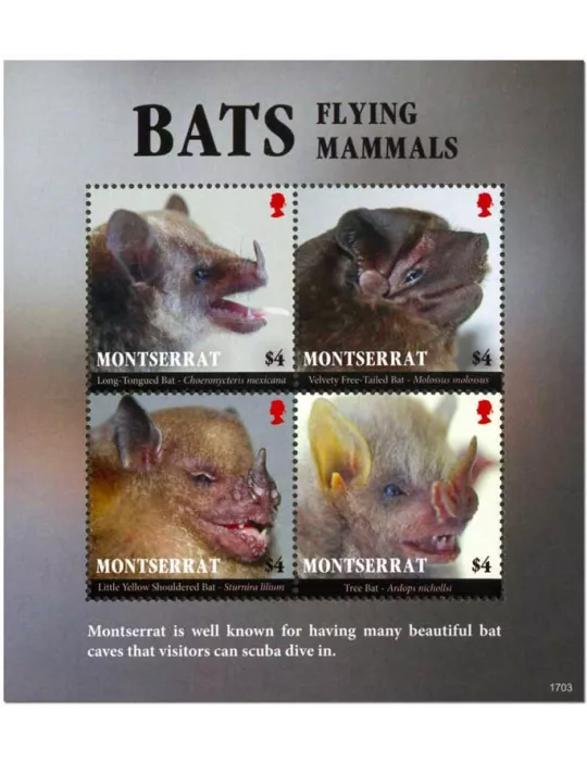 n° 1620/1623 - Timbre MONTSERRAT Poste