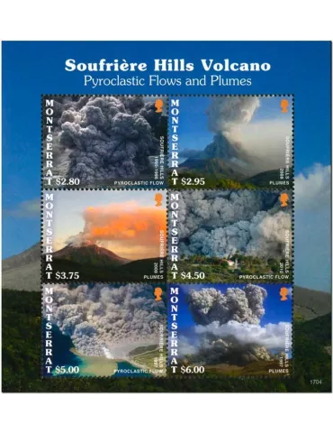 n° 1624/1629 - Timbre MONTSERRAT Poste