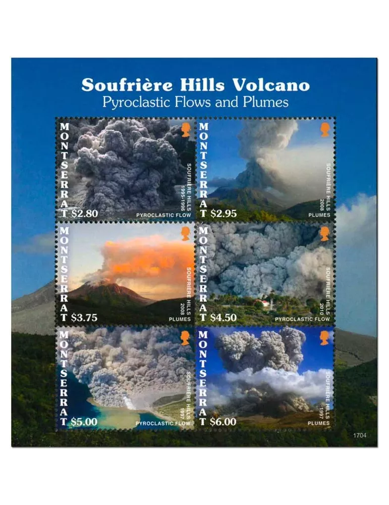 n° 1624/1629 - Timbre MONTSERRAT Poste