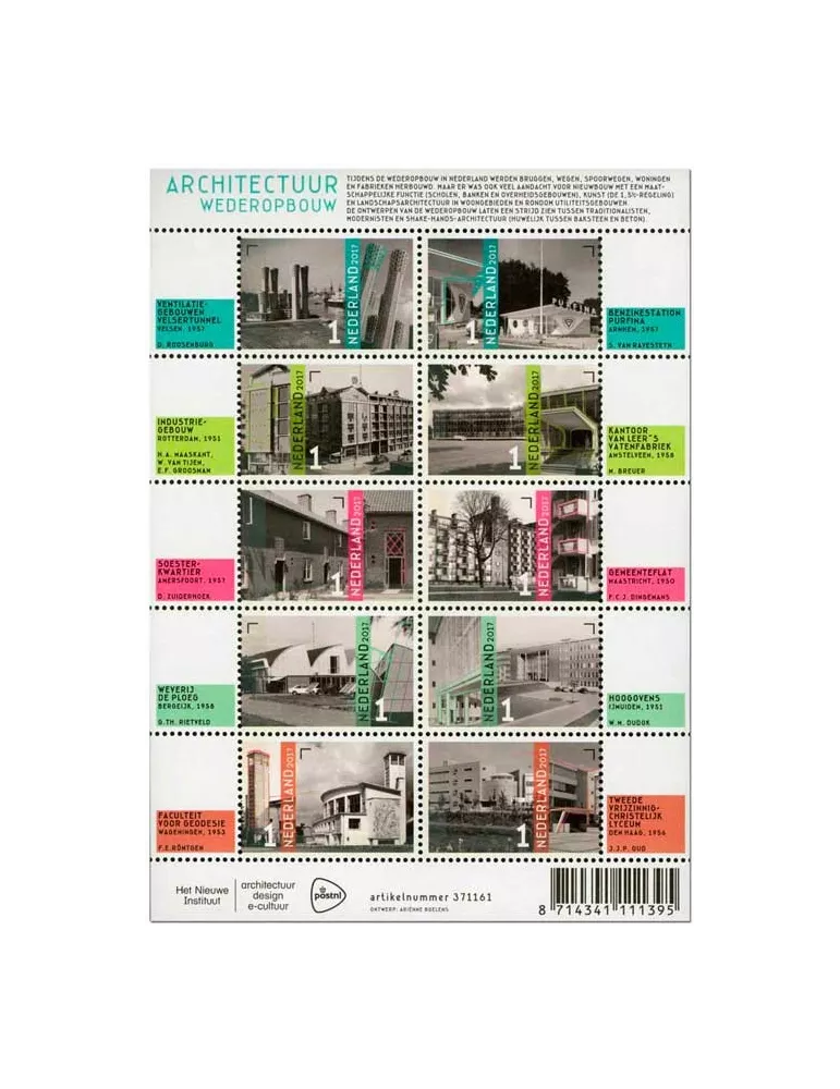 n° 3569/3578 - Timbre PAYS-BAS Poste