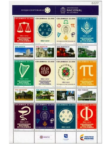 n° 1831 - Timbre COLOMBIE Poste