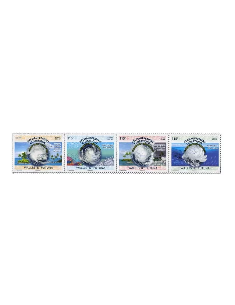 n° 877/880 - Timbre Wallis et Futuna Poste