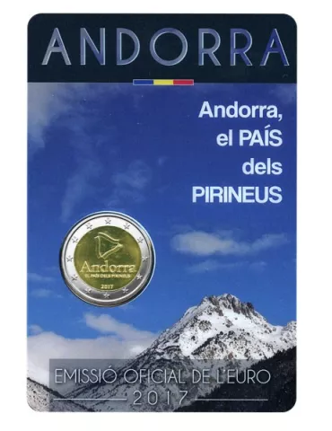 BU : 2 EURO COMMEMORATIVE 2017 : ANDORRE (Le pays des Pyrénées)