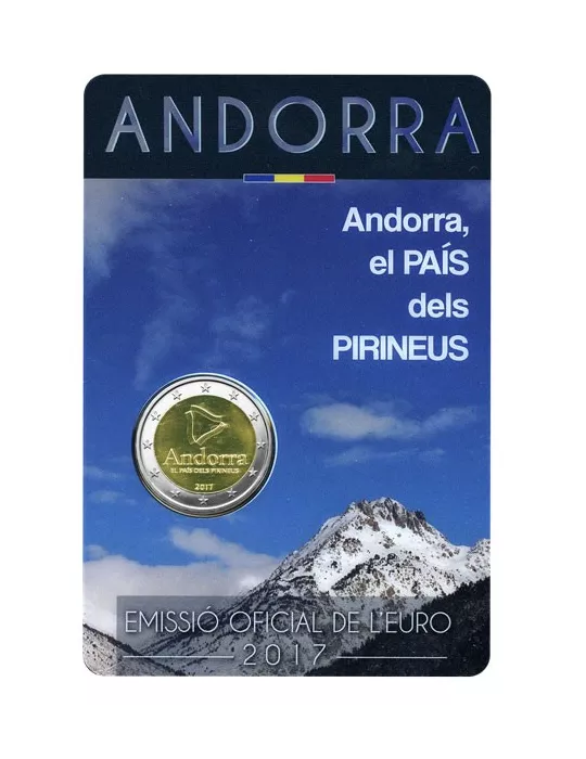 BU : 2 EURO COMMEMORATIVE 2017 : ANDORRE (Le pays des Pyrénées)